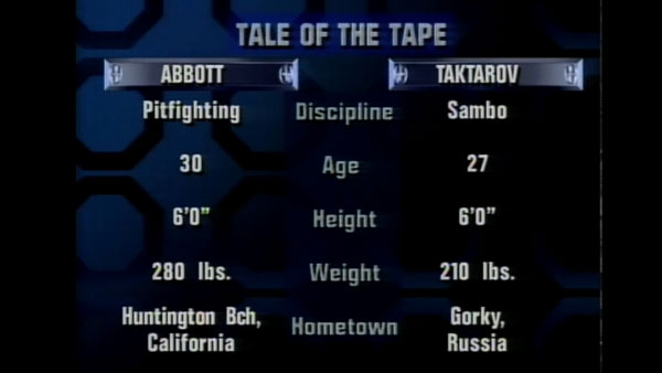Oleg Taktarov contre David Abbott