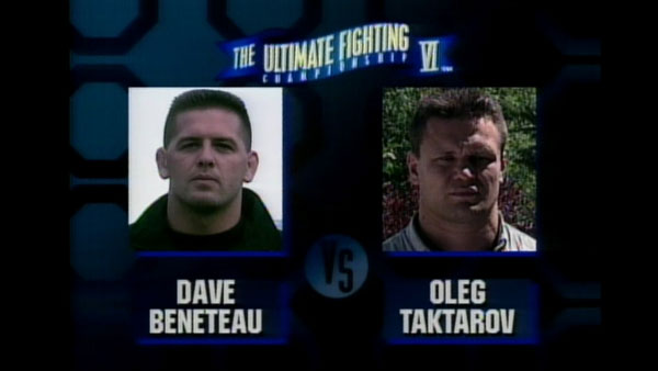Oleg Taktarov contre Dave Beneteau