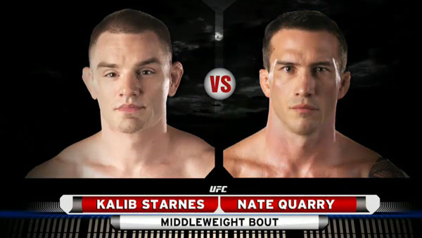 Nate Quarry contre Kalib Starnes